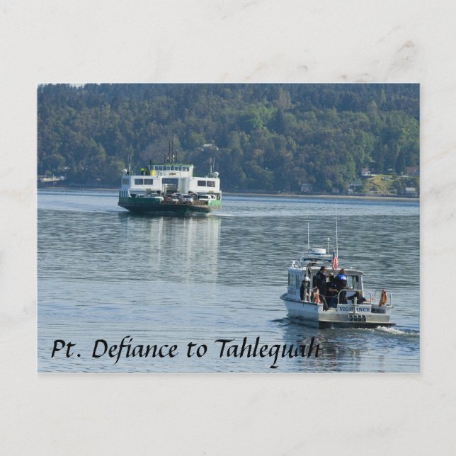 Pt. Defiance Ferry Postcard Postkarte (Vorderseite)
