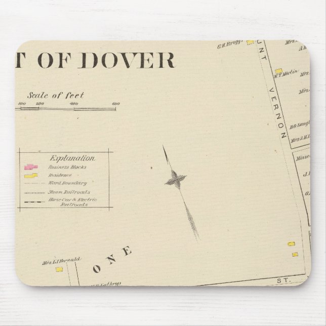 Pt of Dover Ward 1 Mousepad (Vorne)
