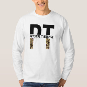 PT Physiotherapeut Cheetah Print PT Grad Geschenke T-Shirt