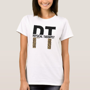 PT Physiotherapeut Cheetah Print PT Grad Geschenke T-Shirt