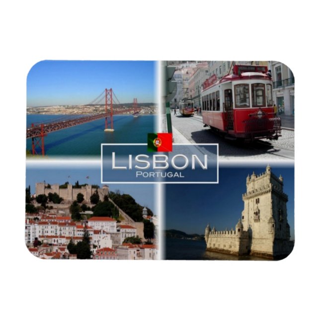 PT Portugal - Lissabon - Magnet (Horizontal)