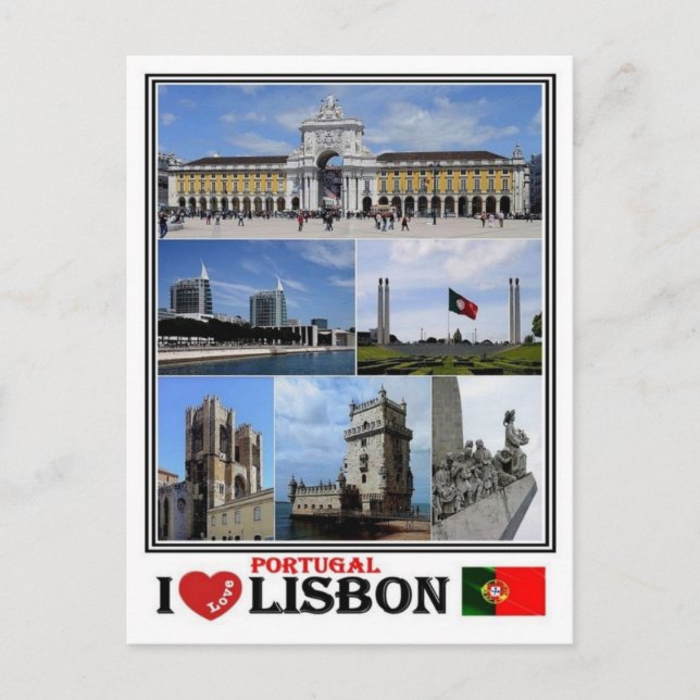 PT Portugal - Lissabon - Postkarte (Vorderseite)