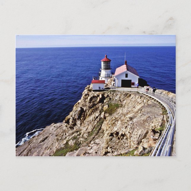 Pt. Reyes Lighthouse Postkarte (Vorderseite)