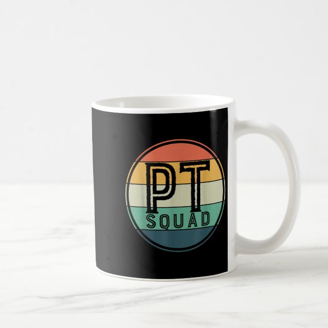 Pt Squad Retro Physiotherapie  Kaffeetasse (Rechts)