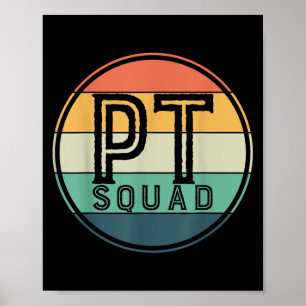Pt Squad Retro Physiotherapie  Poster