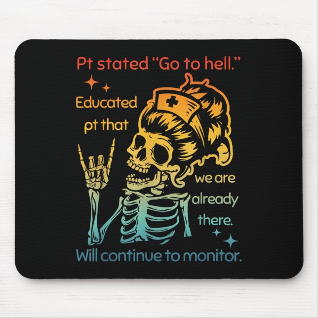 PT stand zu Hell ausgebildet Pt, dass wir Alrea si Mousepad (Vorne)