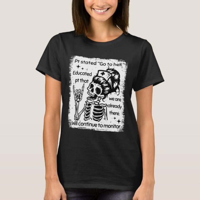 PT stand zu Hell ausgebildet Pt, dass wir Alrea si T-Shirt (Vorderseite)