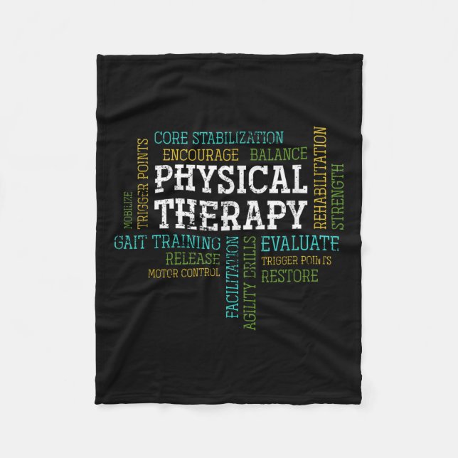 Pta Physical Motivational Therapy Gift Physical Th Fleecedecke (Vorderseite)