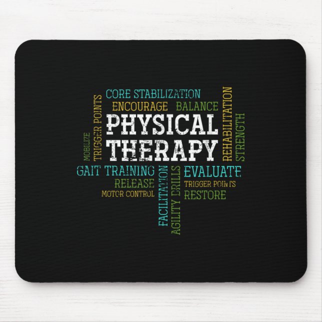 Pta Physical Motivational Therapy Gift Physical Th Mousepad (Vorne)