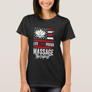 PTA PT Physiotherapeut amerikanische Flagge Physio T-Shirt