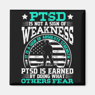 PTBS-Bewusstsein für psychische Gesundheit Trauma Magnet
