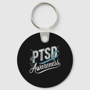 PTBS-Bewusstsein Psychische Gesundheit Fürsprache Schlüsselanhänger