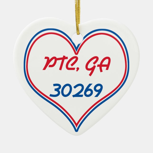 PTC GA 30269 - Herz Keramik Ornament (Vorne)