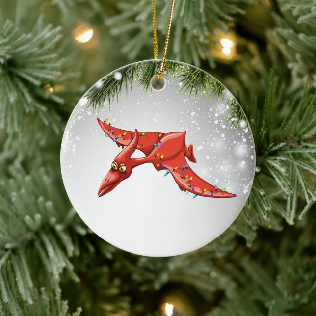 Pteranodon-Geschenk für Erwachsene Pteranodon Kind Keramik Ornament (Baum)