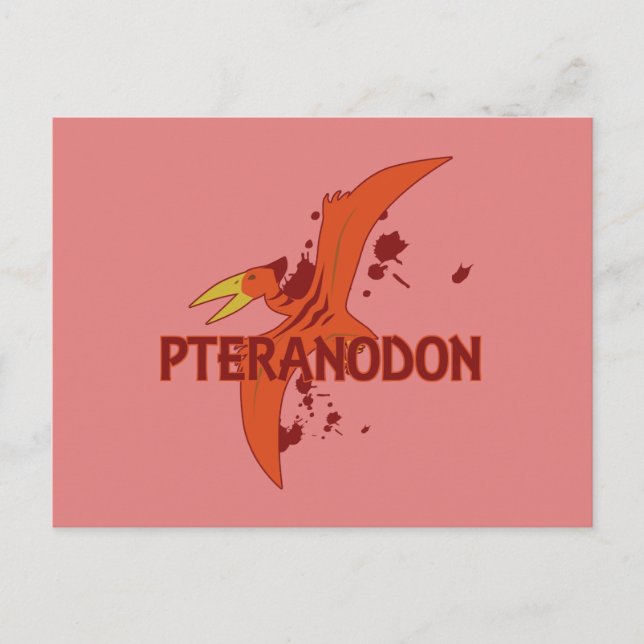 Pteranodon Postkarte (Vorderseite)