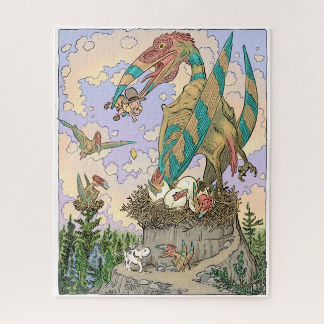 Pteranodon Puzzle 520 Stück (Vertikal)