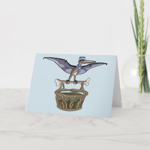 Pteranodon trägt einen Korb Karte