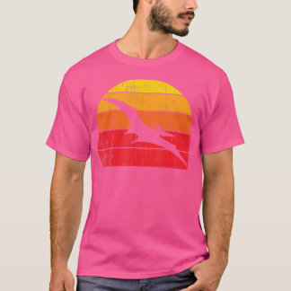Pteranodon Vintag Retro Sunset Geschenk für Dinosa T-Shirt
