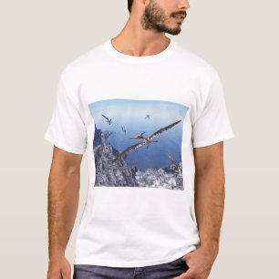 Pteranodon Vögel - 3D übertragen T-Shirt