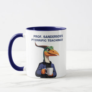 Pterdactyl in Blazer & Turtleneck Tasse