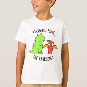 Ptero-ble Punnen sind rawrsome Funny Dinosaur Pun T-Shirt