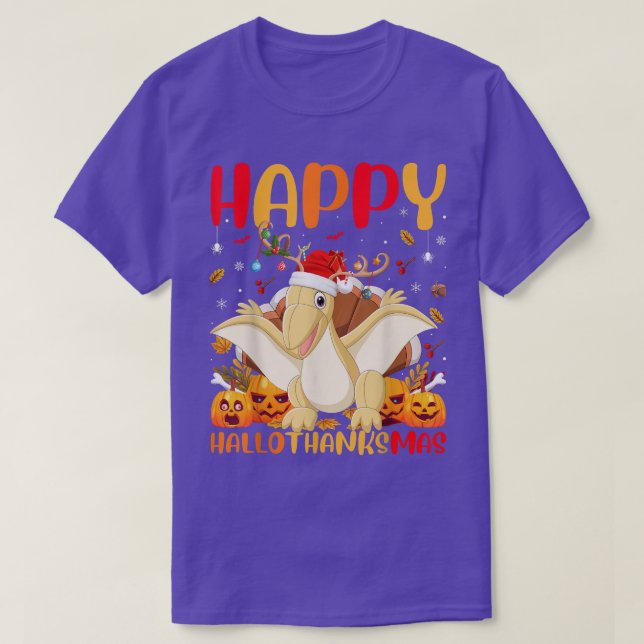 Pterodactyl Animal Lover Happy Pterodactyl HelloTh T-Shirt (Design vorne)