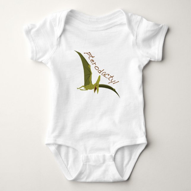 Pterodactyl Baby Strampler (Vorderseite)