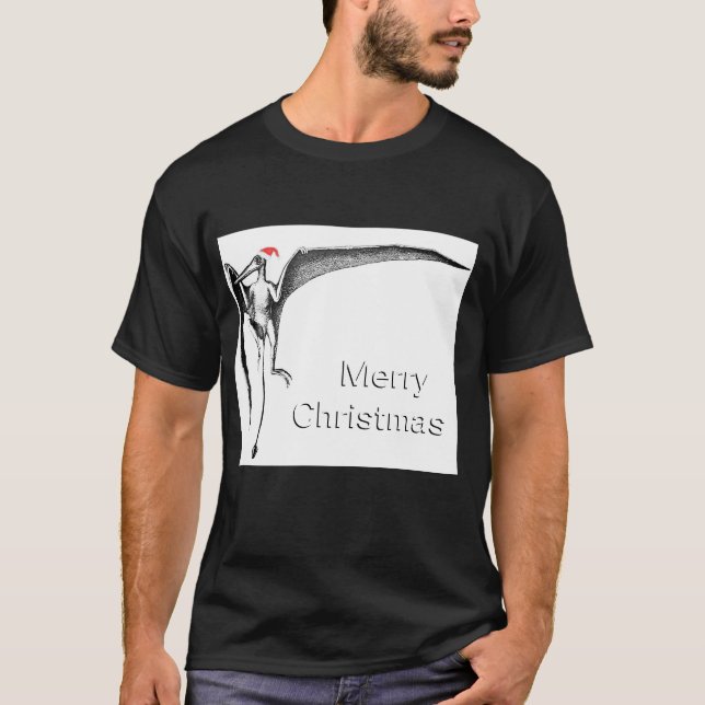 Pterodactyl Christmas T - Shirt (Vorderseite)