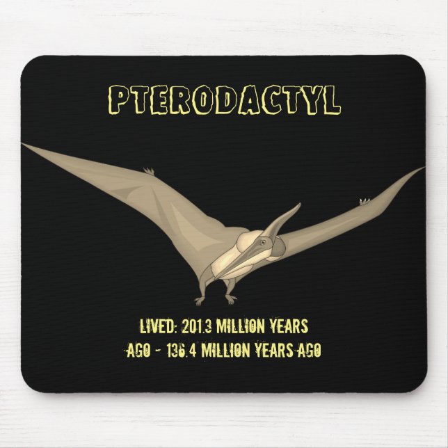 Pterodactyl Dinosaurier Mousepad (Vorne)