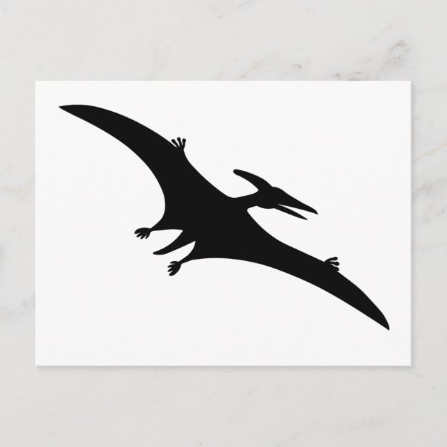 Pterodactyl Dinosaurier Postkarte (Vorderseite)