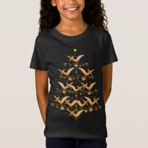 Pterodactyl Xmas Tree Gift Weihnachtsmannmütze Pte T-Shirt
