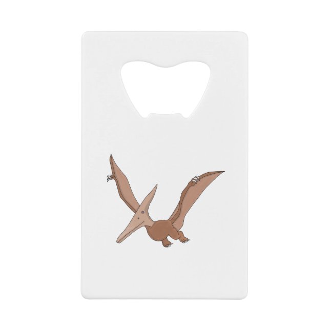 Pterosaur Archosaurs Geldbeutel Flaschenöffner (Vorderseite)
