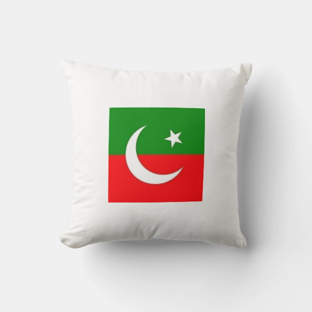 PTI-Logo-Design auf Polyester-Kissen oben Kissen (Vorderseite)