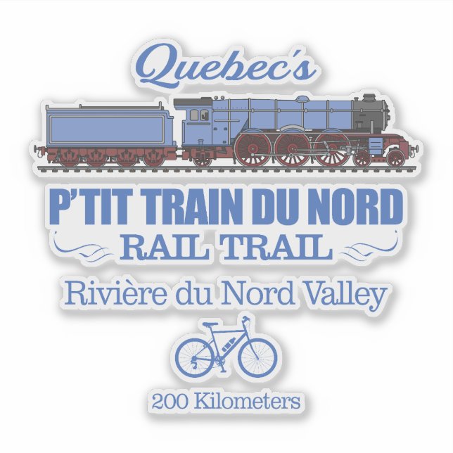 P'tit Train du Nord (RT2) Aufkleber (Vorderseite)
