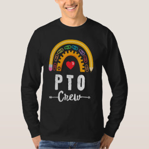 Pto Crew Eltern Schule Volunteer Board Mama Parent T-Shirt