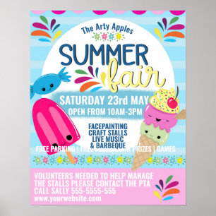 PTO Sommermesse Flyer Sommerpause Poster