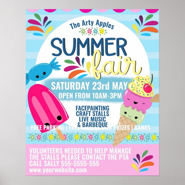 PTO Sommermesse Flyer Sommerpause Poster (Vorne)