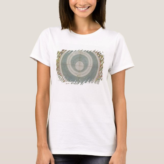 Ptolemäisches System, aus dem "Himmelsatlas" oder  T-Shirt (Vorderseite)