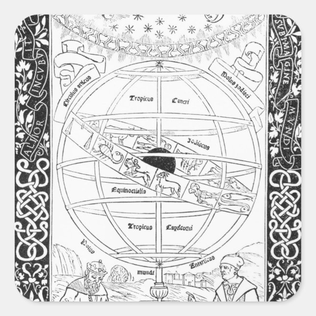 Ptolemäus Quadratischer Aufkleber (Vorderseite)