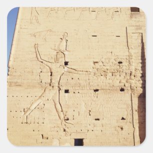 Ptolemäus XII. Feinde schlagen Quadratischer Aufkleber