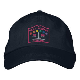 Ptown Pickleball EMBROIDERIERTE dunkle Kappe