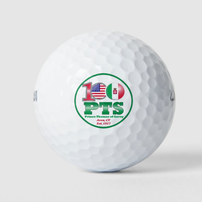 PTS 100th Anniversary Golf Ball (Vorderseite)