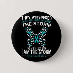 Ptsd Awareness Butterfly Posttraumatisches Stress Button