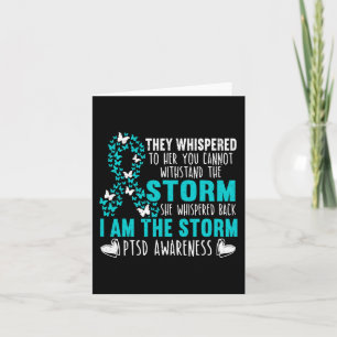 Ptsd Awareness Butterfly Posttraumatisches Stress Karte