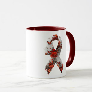 PTSD Awareness Day Floral Design Mental Health Tasse