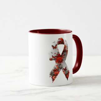 PTSD Awareness Day Floral Design Mental Health Tasse