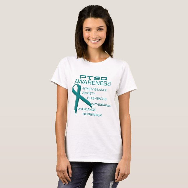 PTSD Bewusstsein T-Shirt (Vorne ganz)