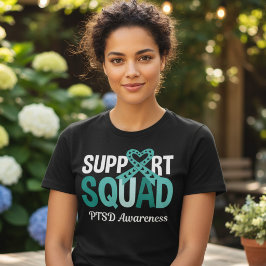 PTSD-Bewusstseins-Unterstützungsgruppe Tri-Blend Shirt