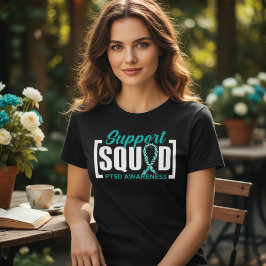 PTSD-Bewusstseins-Unterstützungsgruppe Tri-Blend Shirt