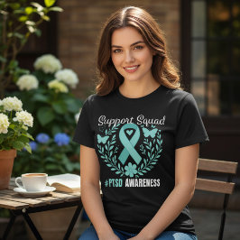 PTSD-Bewusstseins-Unterstützungsgruppe Tri-Blend Shirt